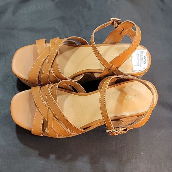 BRAND NEW INDIGO OPEN-TOE BLOCK HEEL SANDAL S2 - Picture 9 of 16